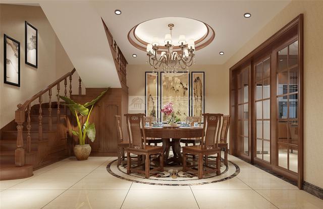 260平米中式別墅裝修效果圖，大氣