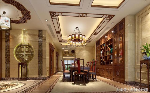 中國風(fēng)別墅裝修案例實拍，就是這么有范