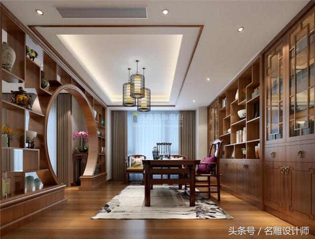 中國風(fēng)別墅裝修案例實拍，就是這么有范