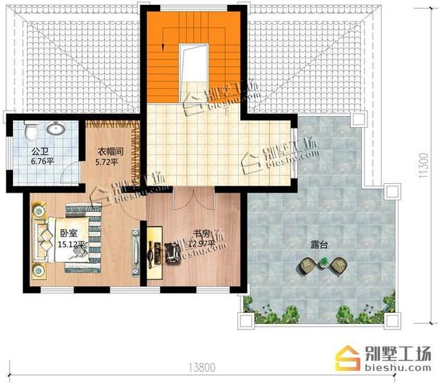 挑空客廳有檔次30萬自建農村三層樓房設計圖