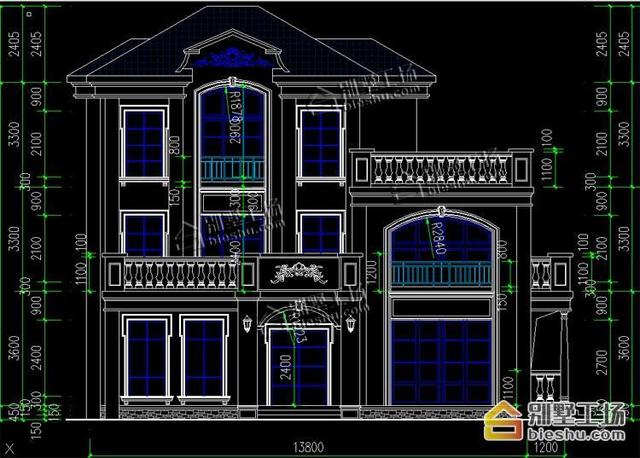 挑空客廳有檔次30萬自建農村三層樓房設計圖