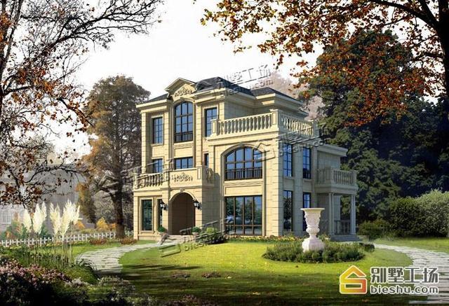 挑空客廳有檔次30萬自建農村三層樓房設計圖