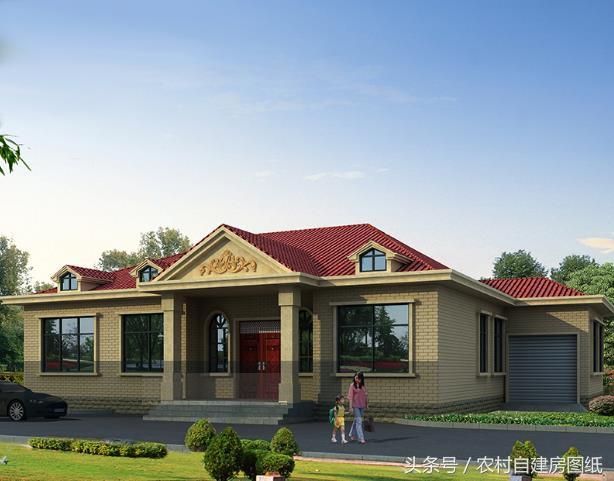 3款一層農(nóng)村自建房，帶車庫和閣樓，比別墅都好看