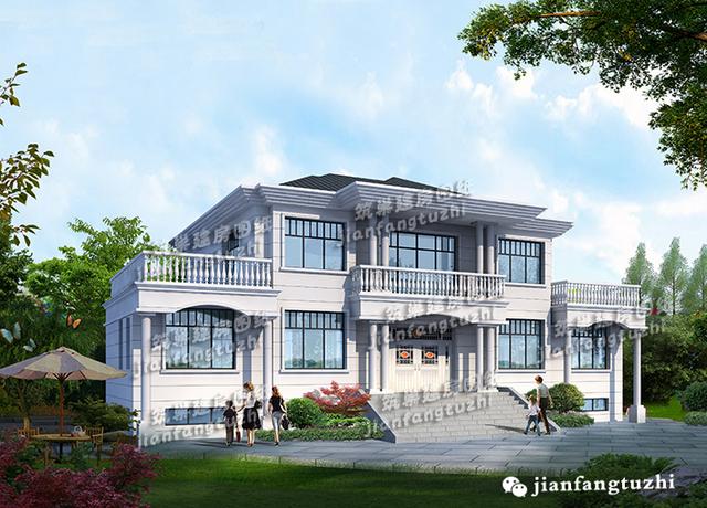 2款帶神位的農(nóng)村自建房（方案圖+外觀效果圖）