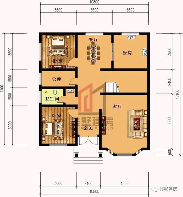 3款挑空客廳的二層小樓房設(shè)計(jì)圖，款款漂亮