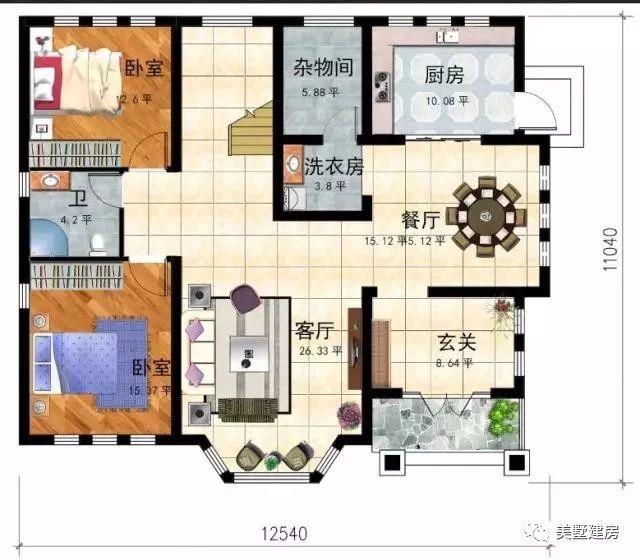 3款挑空客廳的二層小樓房設(shè)計(jì)圖，款款漂亮