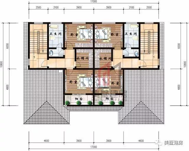 3套農(nóng)村雙拼樓房設(shè)計(jì)圖，哥倆好住雙拼