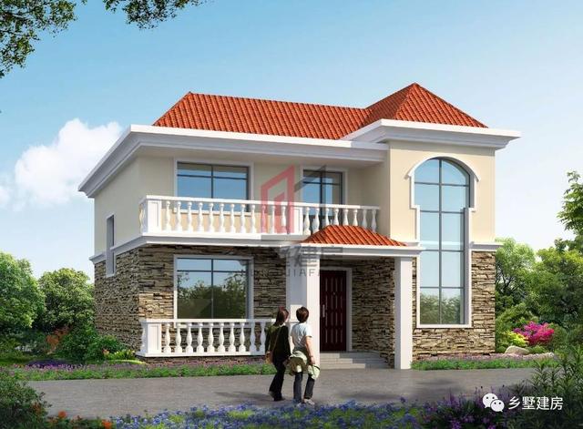 2套新農(nóng)村二層住宅方案圖，自建房的參考