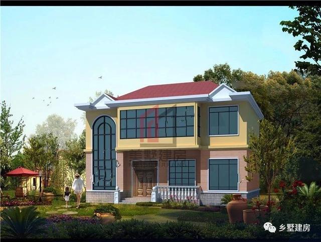 2套新農(nóng)村二層住宅方案圖，自建房的參考