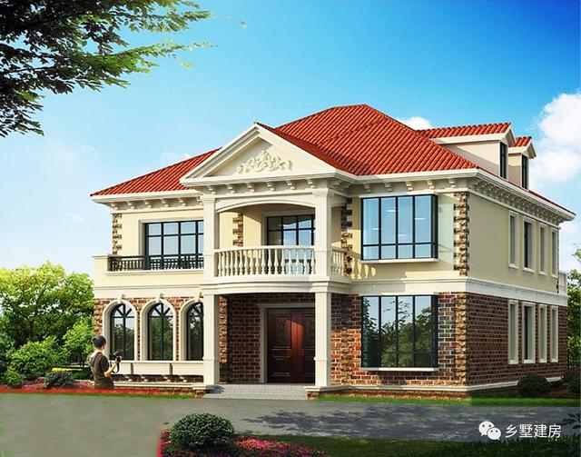 2套新農(nóng)村二層住宅方案圖，自建房的參考