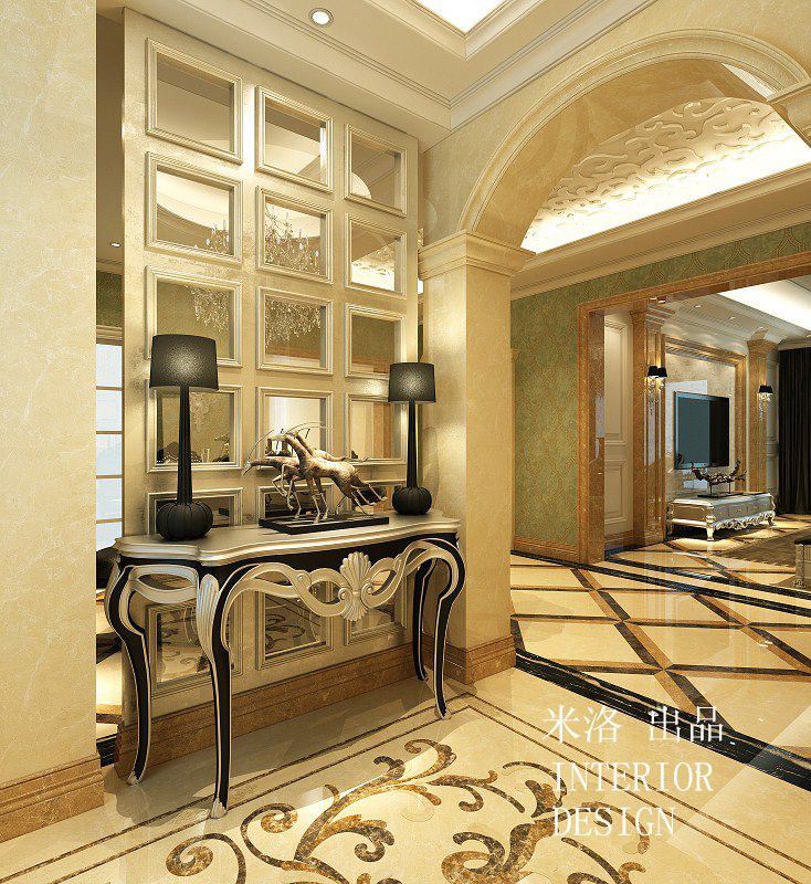 280平米別墅歐美風(fēng)情裝修效果圖，漂亮