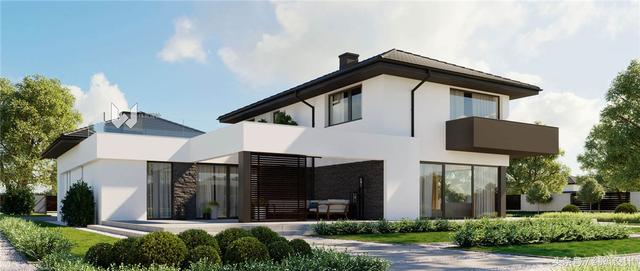 現(xiàn)代一層半小別墅設(shè)計(jì)圖，這款自建房深受歡迎