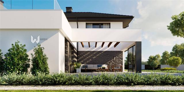 現(xiàn)代一層半小別墅設(shè)計(jì)圖，這款自建房深受歡迎