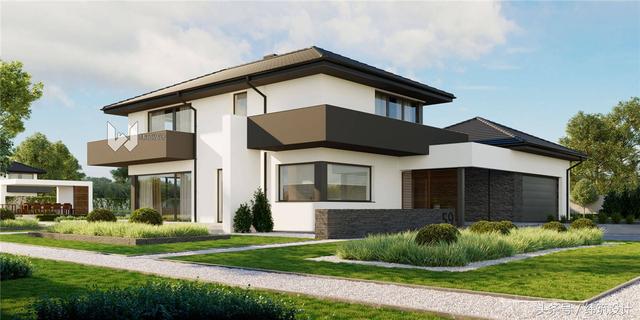 現(xiàn)代一層半小別墅設(shè)計(jì)圖，這款自建房深受歡迎