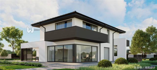現(xiàn)代一層半小別墅設(shè)計(jì)圖，這款自建房深受歡迎