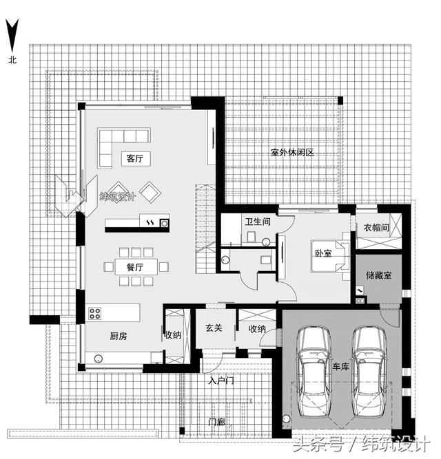 現(xiàn)代一層半小別墅設(shè)計(jì)圖，這款自建房深受歡迎