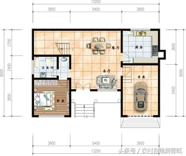 6款帶煙筒的小別墅設(shè)計方案圖，款款漂亮