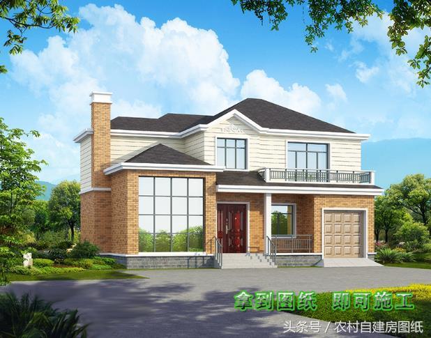 6款帶煙筒的小別墅設(shè)計方案圖，款款漂亮