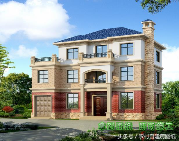 6款帶煙筒的小別墅設(shè)計方案圖，款款漂亮