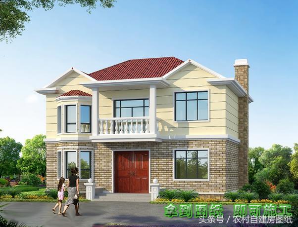 6款帶煙筒的小別墅設(shè)計方案圖，款款漂亮