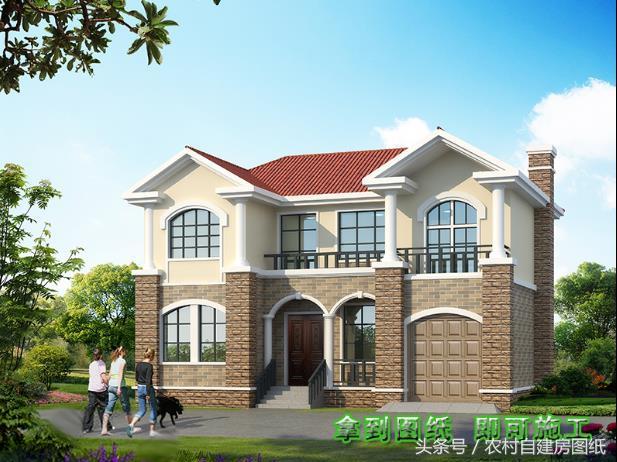 6款帶煙筒的小別墅設(shè)計方案圖，款款漂亮