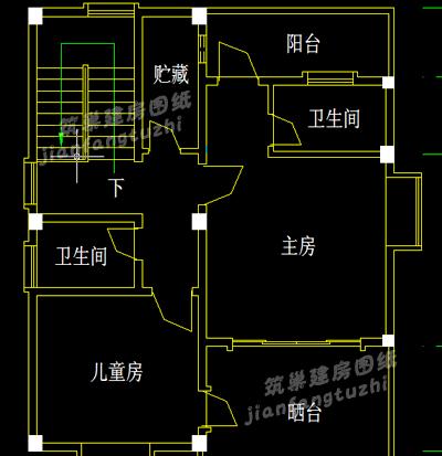 80m2簡約二層農(nóng)村自建樓房設計圖，小宅基地的福音