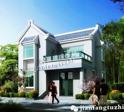 80m2簡約二層農(nóng)村自建樓房設計圖，小宅基地的福音