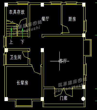80m2簡約二層農(nóng)村自建樓房設計圖，小宅基地的福音
