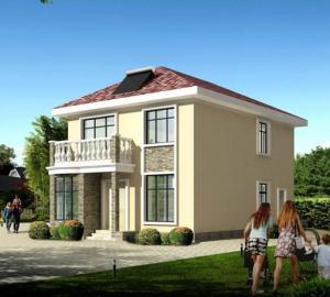 9款90㎡二層農(nóng)村自建樓房設(shè)計圖，施工簡單，造價低