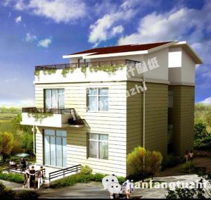 9款90㎡二層農(nóng)村自建樓房設(shè)計圖，施工簡單，造價低