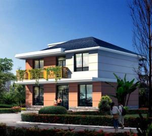 9款90㎡二層農(nóng)村自建樓房設(shè)計圖，施工簡單，造價低