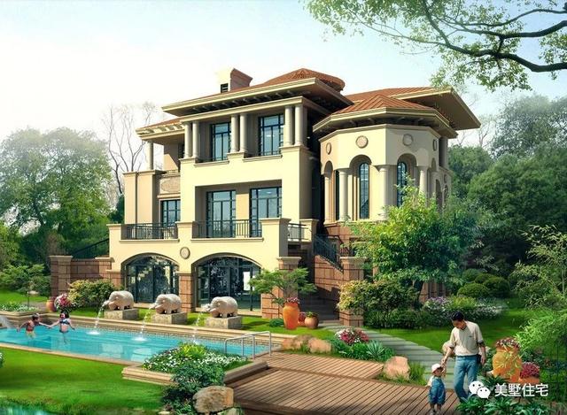 30套高端大氣的豪宅效果圖，貧窮限制了我的想象力