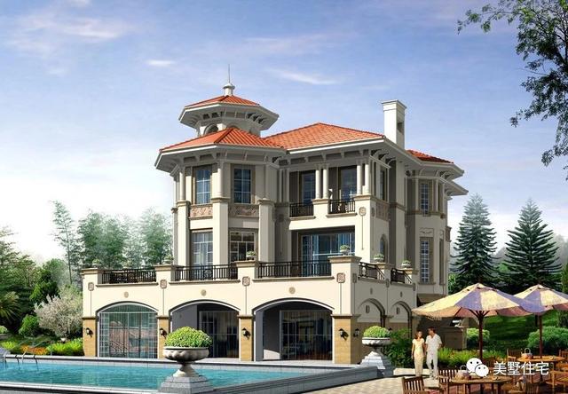 30套高端大氣的豪宅效果圖，貧窮限制了我的想象力