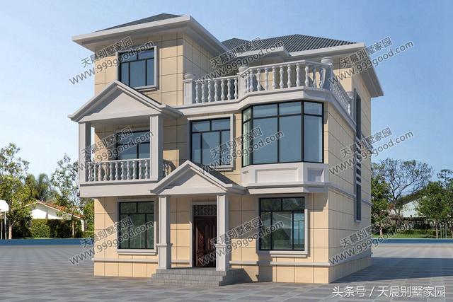 6款10米面寬別墅設計圖，顏值和實用性兼顧