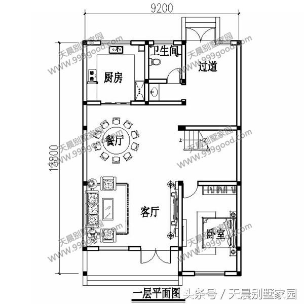 6款10米面寬別墅設計圖，顏值和實用性兼顧