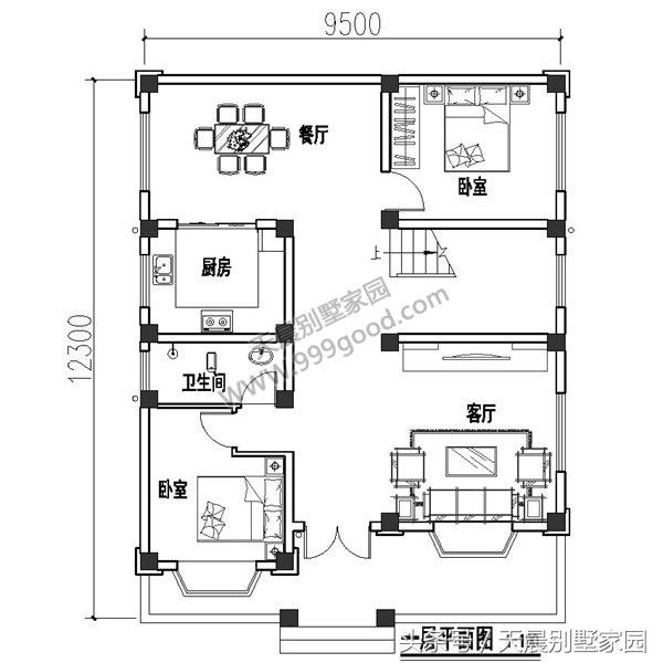 6款10米面寬別墅設計圖，顏值和實用性兼顧
