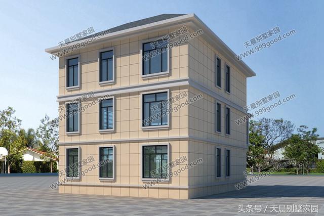 6款10米面寬別墅設計圖，顏值和實用性兼顧