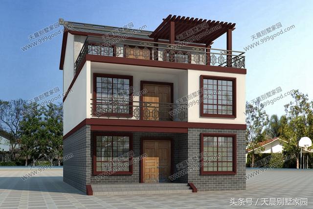 6款10米面寬別墅設計圖，顏值和實用性兼顧