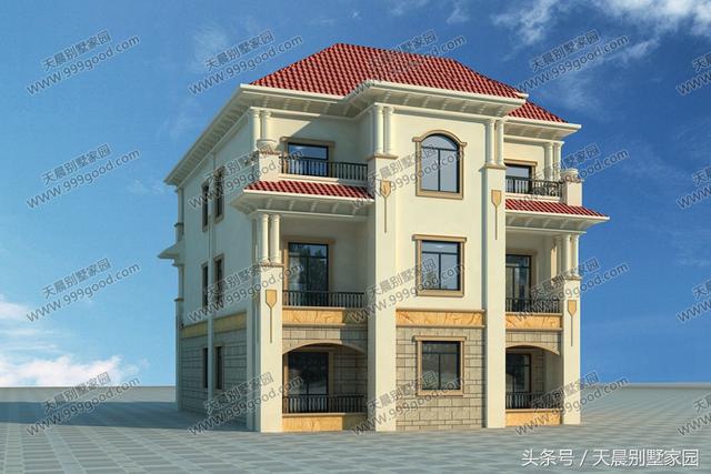 6款10米面寬別墅設計圖，顏值和實用性兼顧