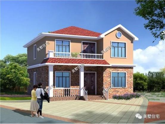 25款經(jīng)濟實用的兩層樓房設(shè)計圖，攢夠錢就回老家建