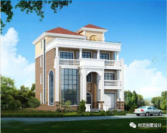 11X15m四層別墅設(shè)計(jì)方案圖，附室內(nèi)裝修效果圖