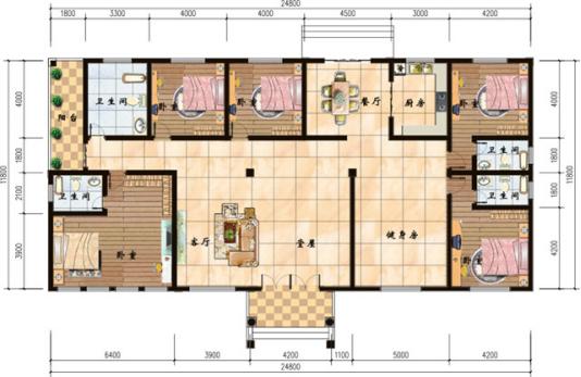 8套農(nóng)村一層建房別墅圖，比比哪款更好看