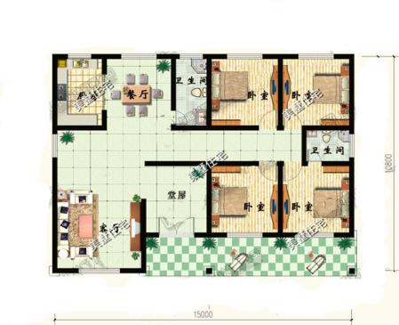 8套農(nóng)村一層建房別墅圖，比比哪款更好看