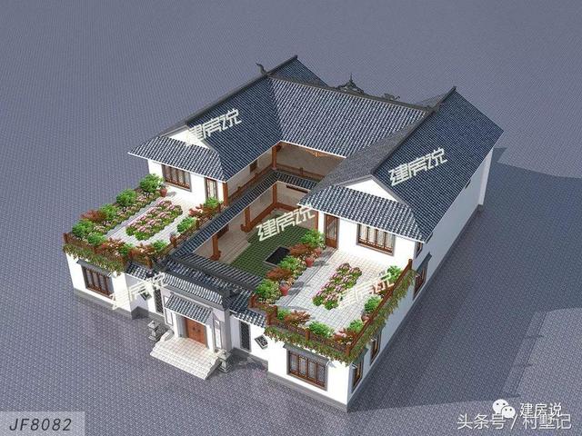 看完這套四合院別墅設(shè)計(jì)方案圖，誰還敢說歐式別墅漂亮