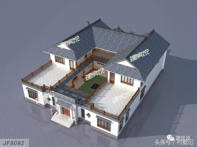 看完這套四合院別墅設(shè)計(jì)方案圖，誰還敢說歐式別墅漂亮