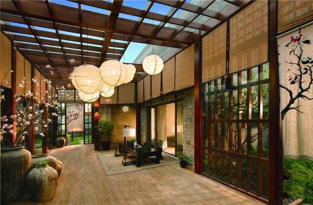 中式民宅別墅外觀效果圖大全，古香古色