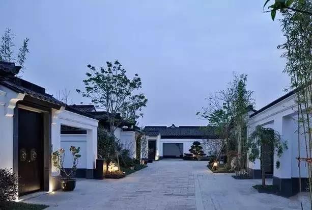 中式民宅別墅外觀效果圖大全，古香古色