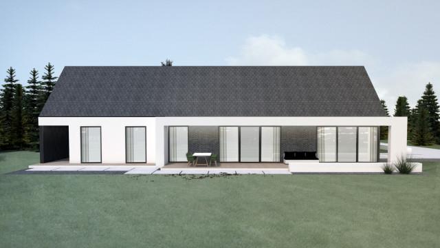 200平一層現(xiàn)代別墅設(shè)計圖，時尚、超前