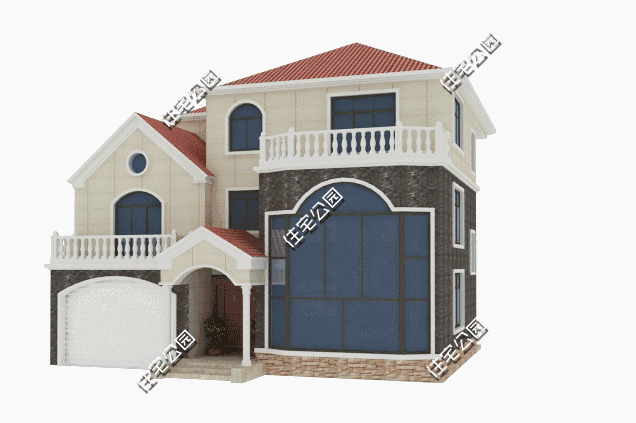 14.4X15.5米農(nóng)村三層別墅設(shè)計(jì)圖，好看又實(shí)用