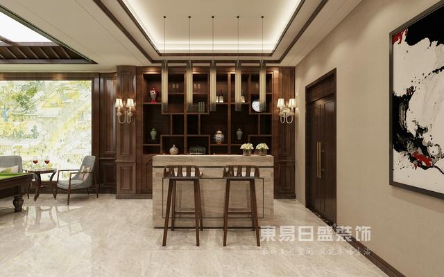 500平中式風(fēng)格別墅裝修實拍圖，大氣，上檔次